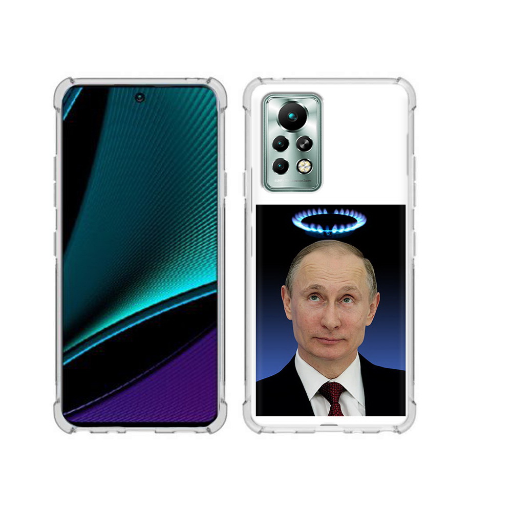 

Чехол MyPads Tocco для Infinix Note 11 Pro святой газ, Прозрачный, Tocco
