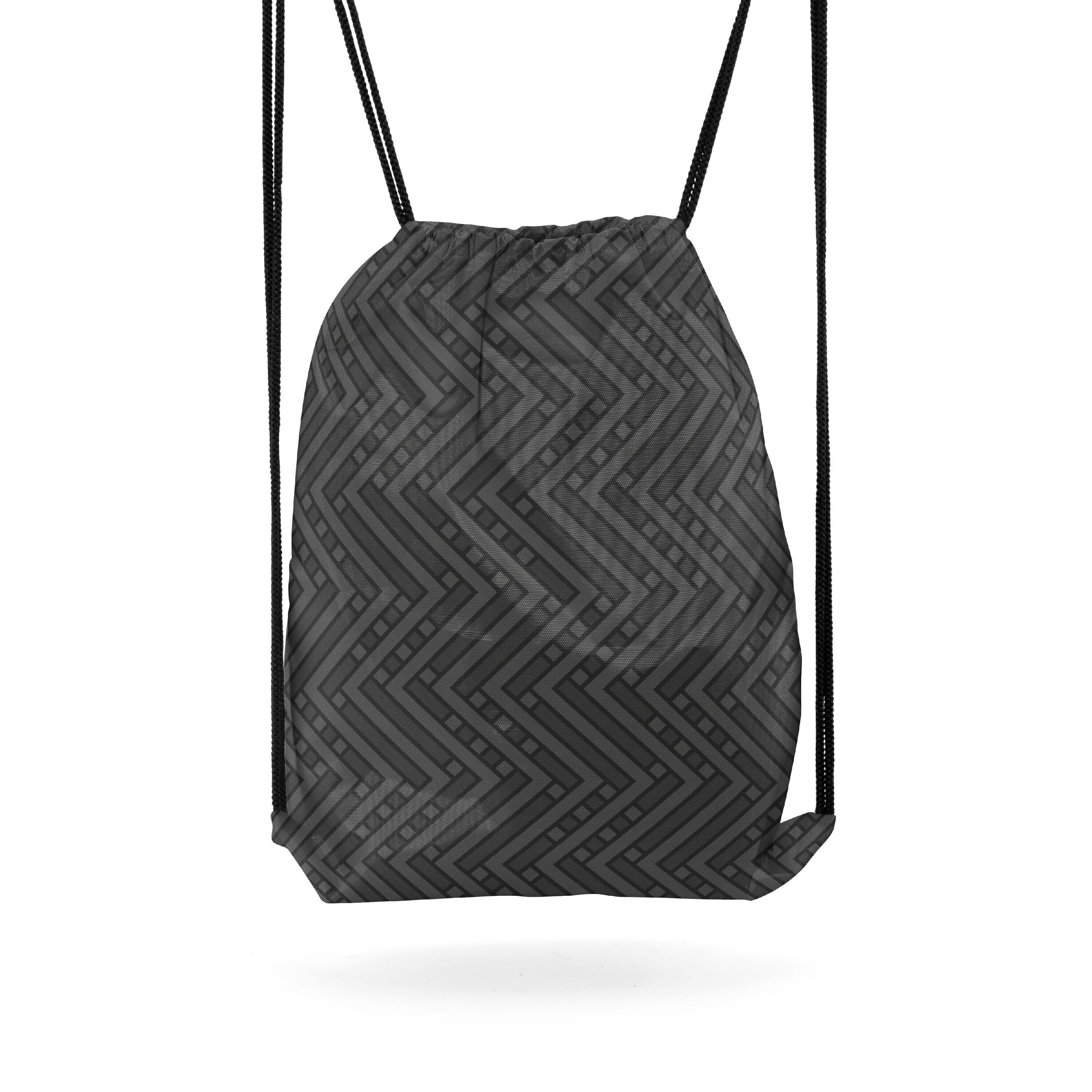 

Мешок-рюкзак для сменной обуви Burnettie HalloweenGeometricPattern07, Серый