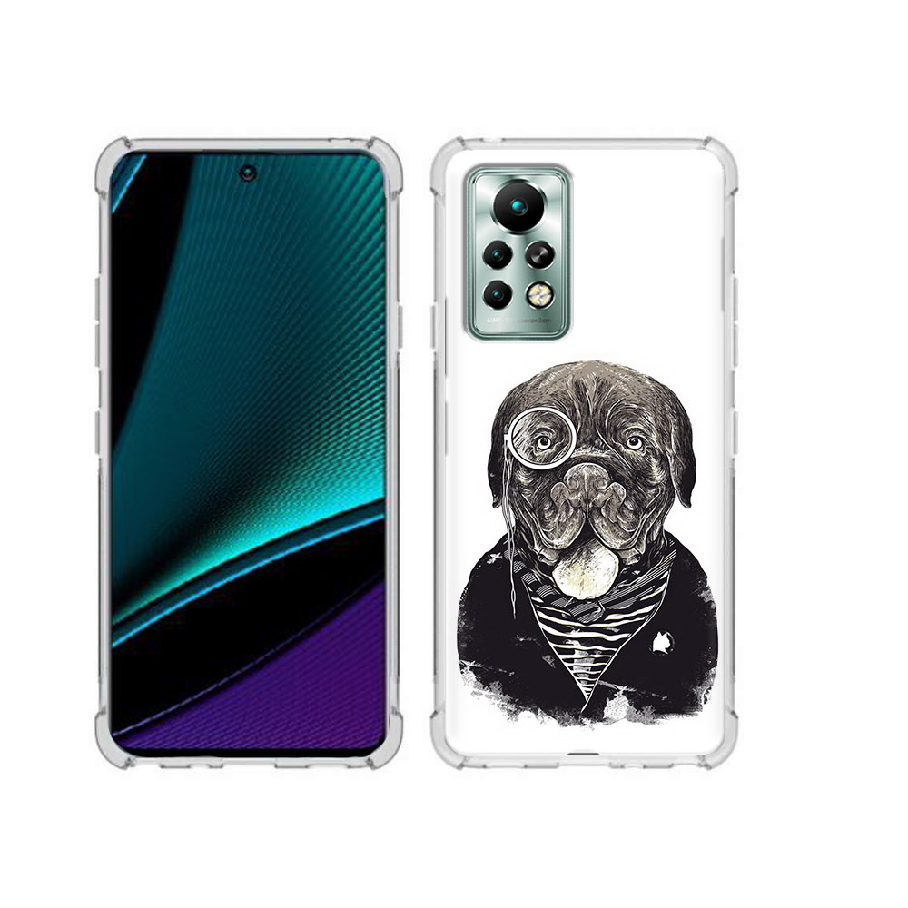 

Чехол MyPads Tocco для Infinix Note 11 Pro солидный песик, Прозрачный, Tocco