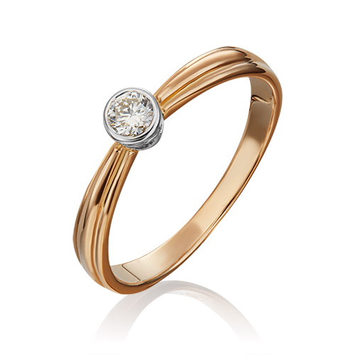 

Кольцо из золота р.  PLATINA jewelry 01-1038-00-101-1111-30, бриллиант, 01-1038-00-101-1111-30