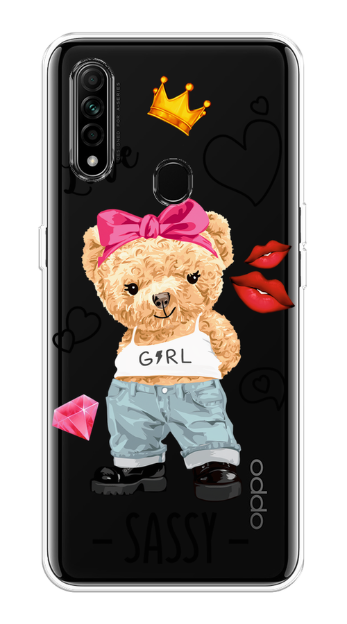 

Чехол на Oppo A31 "Sugar Mommy", Голубой;белый;розовый, 252250-6