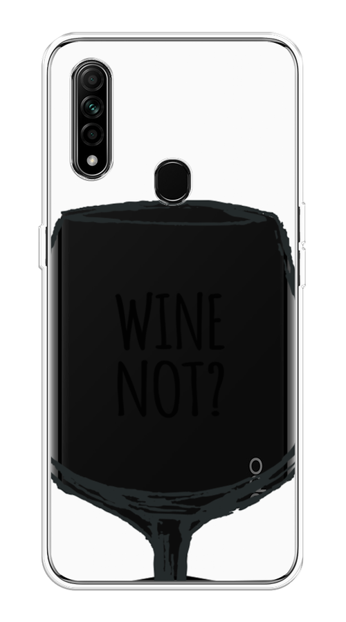 

Чехол на Oppo A31 "Wine not white", Белый, 252250-6