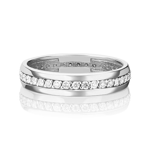 

Кольцо из белого золота с бриллиантом р. 16 PLATINA jewelry 01-1063-00-101-1120-30, 01-1063-00-101-1120-30