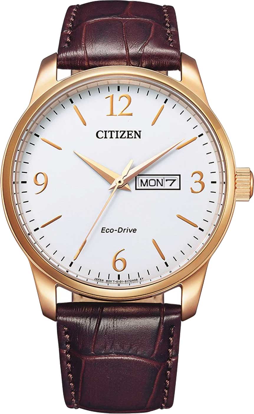 фото Наручные часы мужские citizen bm8553-16a коричневые