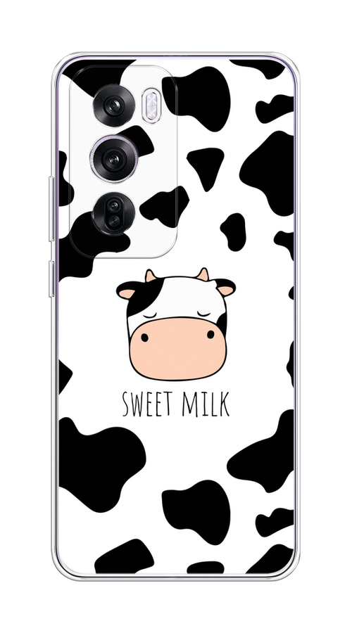 

Чехол на Oppo Reno 12 Pro "Sweet milk", Розовый;белый;черный, 2517150-1
