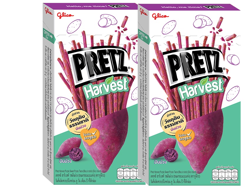 

Хлебные Палочки Pretz Harvest Претц Фиолетовый Батат картофель, 34 г х 2 шт, Хлебные палочки
