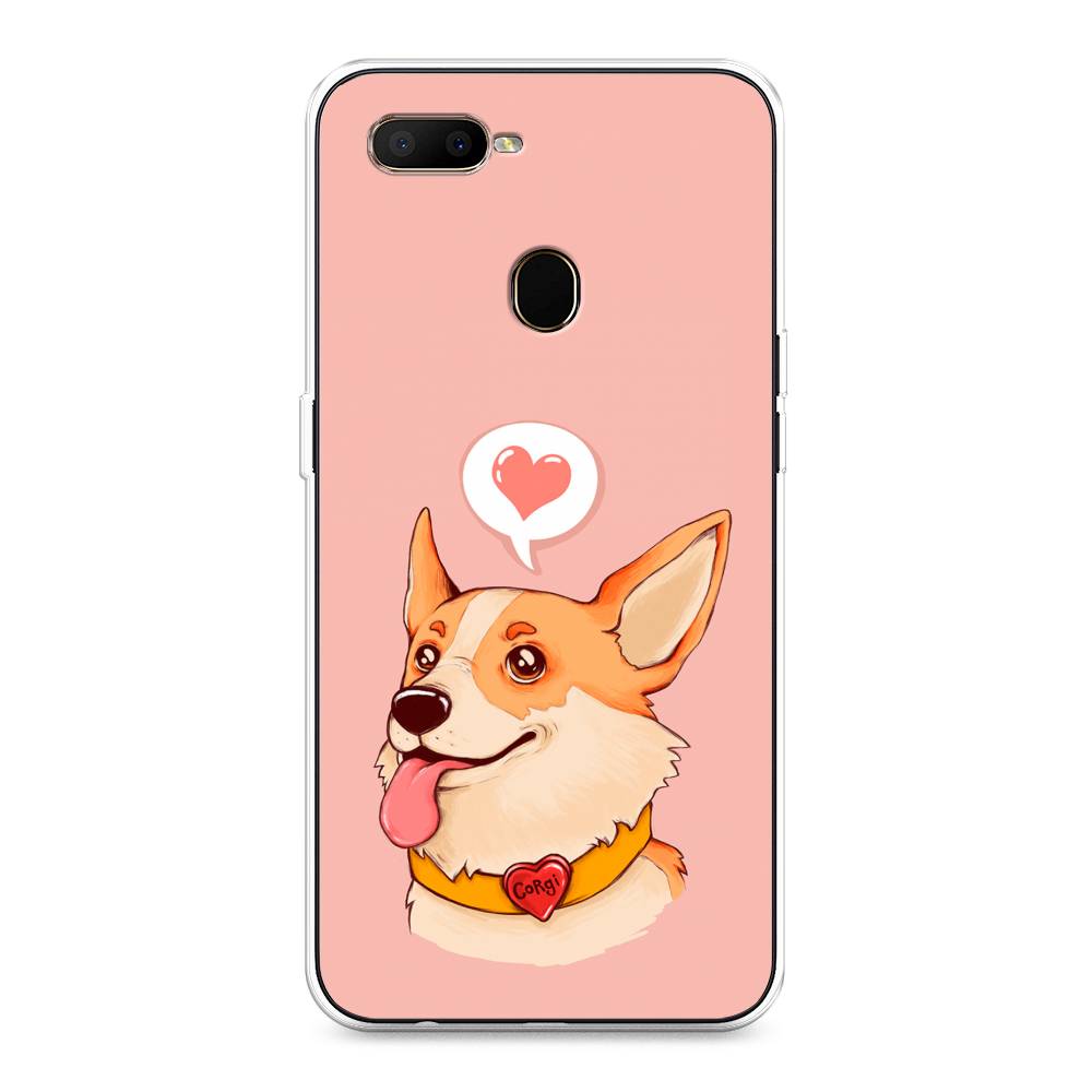 

Чехол для Oppo A5s "Корги язык", Розовый;коричневый, 252350-1