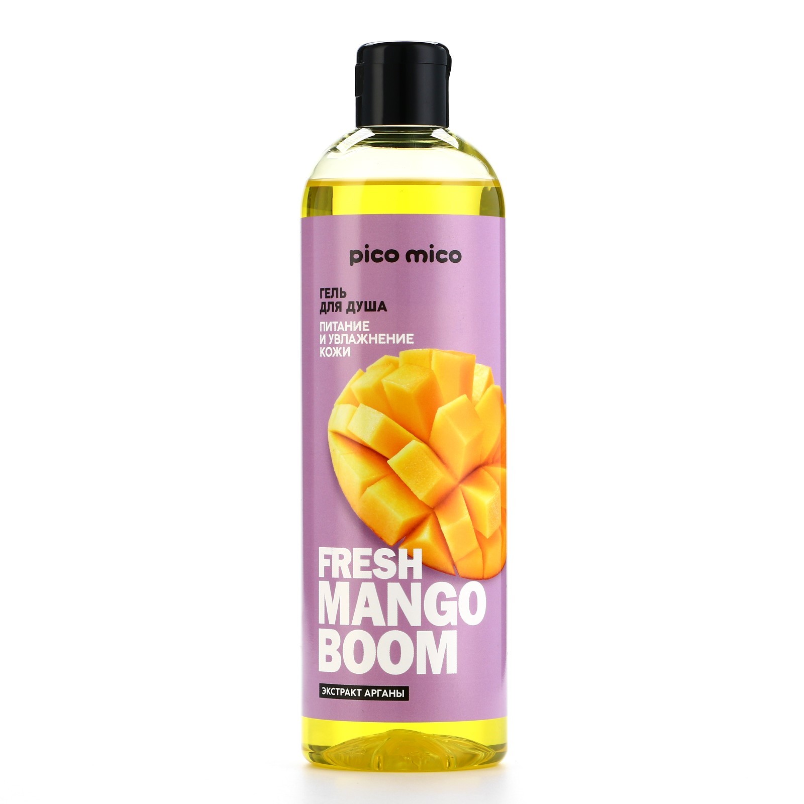 Гель для душа Pico Mico Fresh mango boom, питание и увлажнение, аромат манго, 400 мл