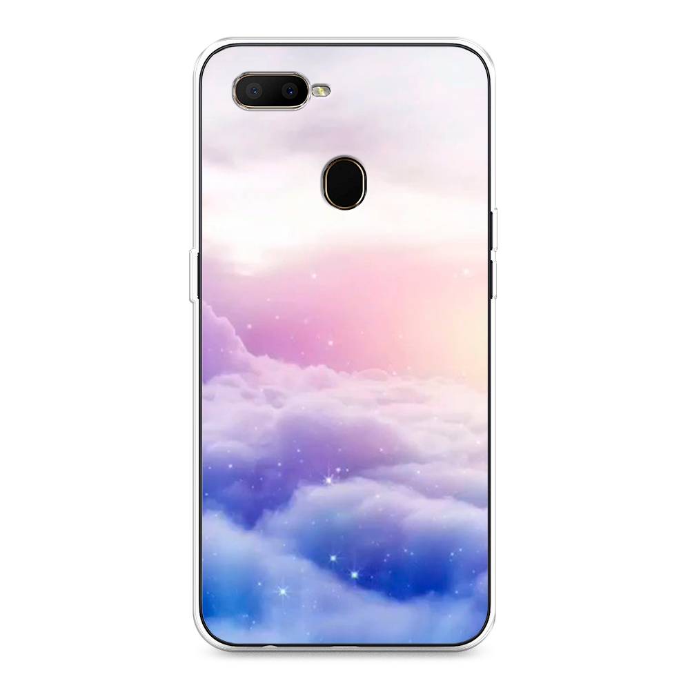 

Чехол для Oppo A5s "Небеса", Голубой;белый;розовый, 252350-2