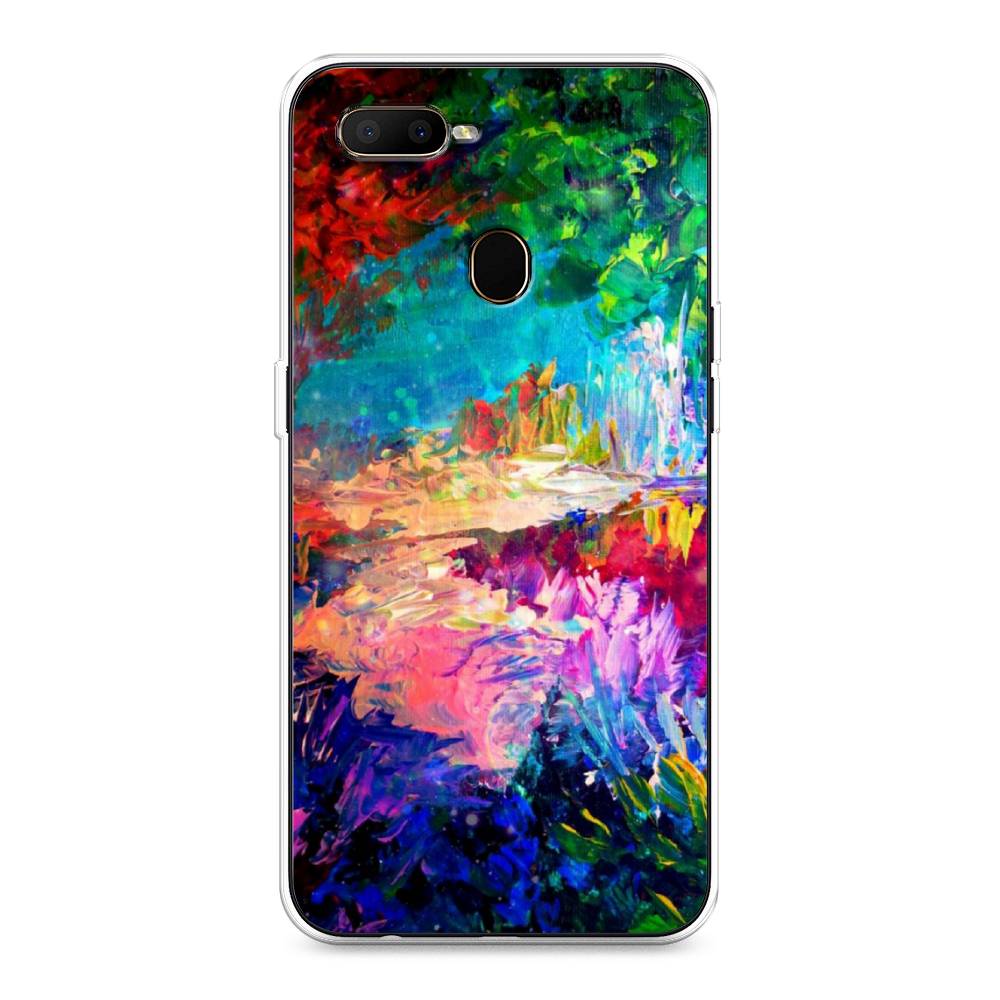 

Чехол для Oppo A5s "Лес-гуашь", Синий;розовый;зеленый, 252350-4