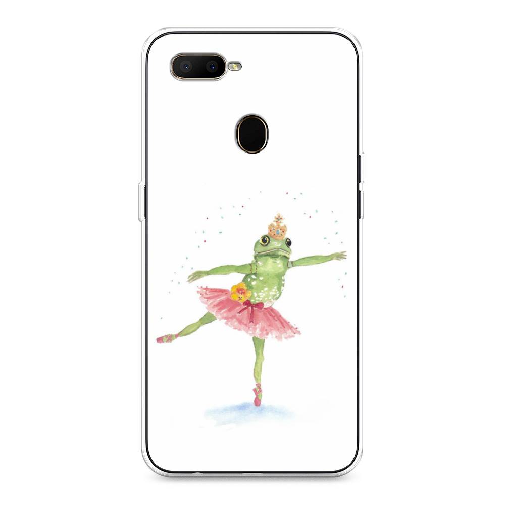 

Чехол для Oppo A5s "Лягушка-балерина", Зеленый, 252350-4