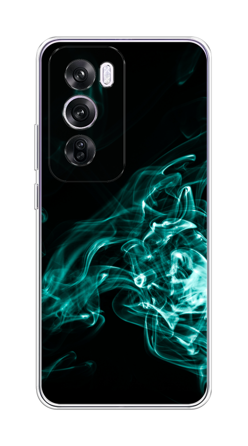 

Чехол на Oppo Reno 12 Pro "Дым", Бирюзовый;черный;голубой, 2517150-1