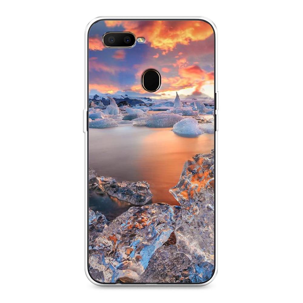 

Чехол для Oppo A5s "Ледники", Синий;оранжевый, 252350-2