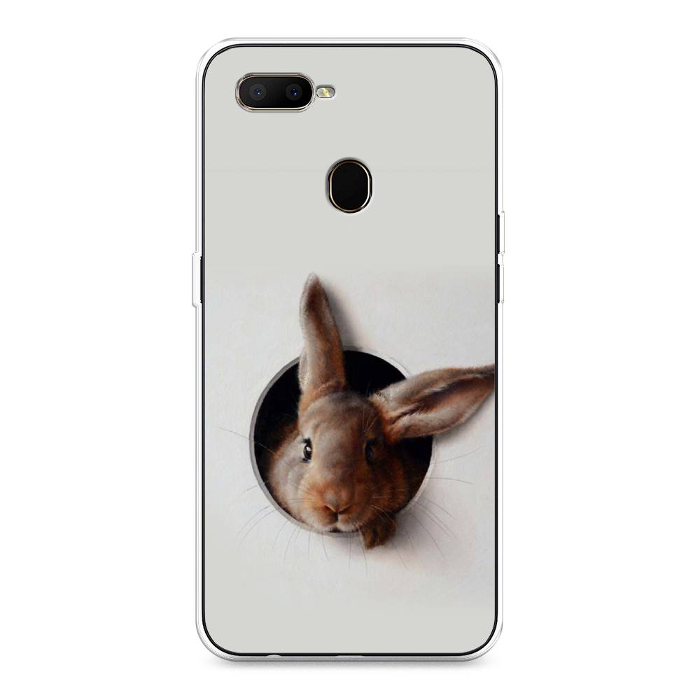 

Чехол для Oppo A5s "Любопытный кролик", Серый;коричневый, 252350-1