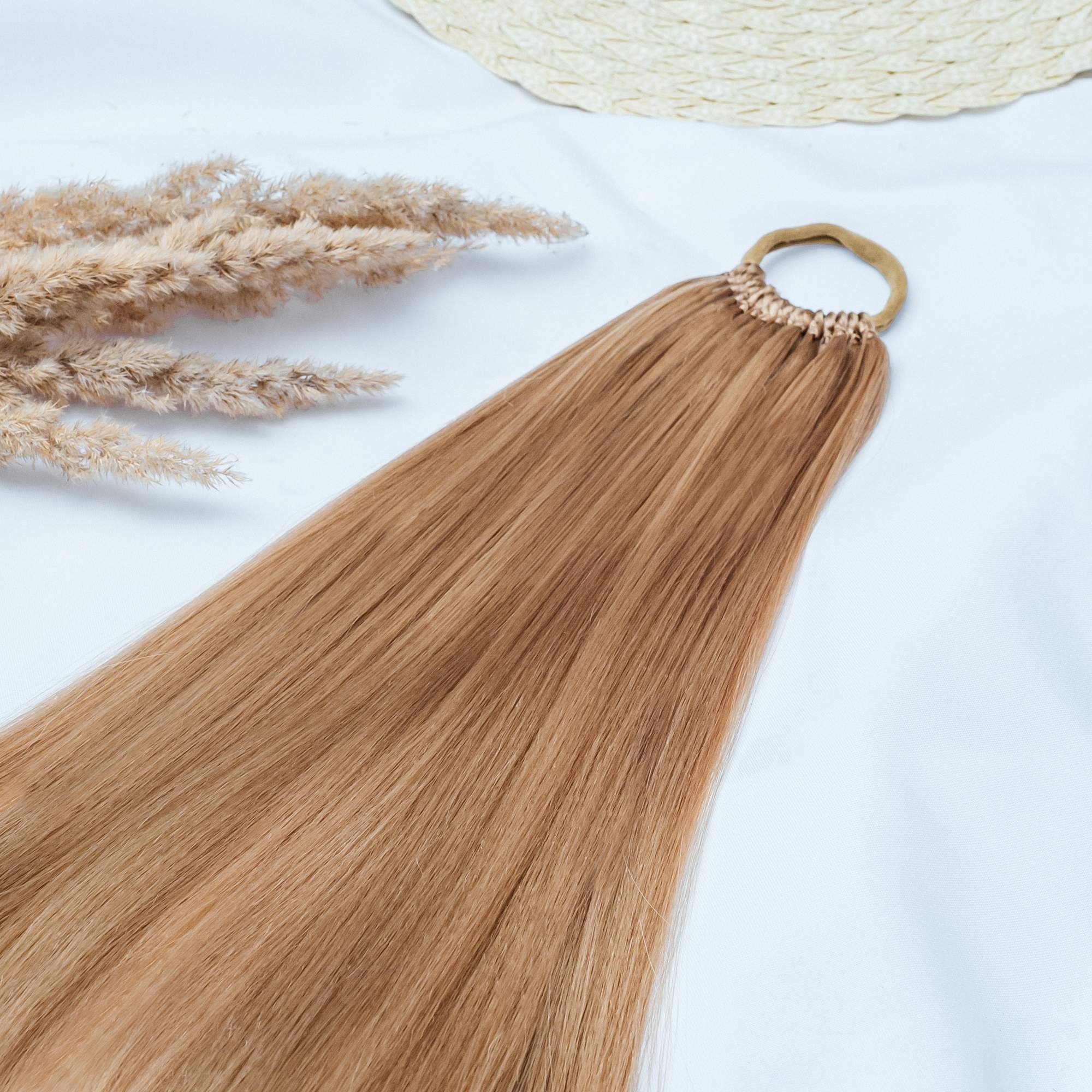 Хвост на резинке Braid Art Project длина 70 см светло-русый 130г 1шт 15 7 дюймовый волнистый синтетический рост волос хвост светлый хвост хвост шиньон