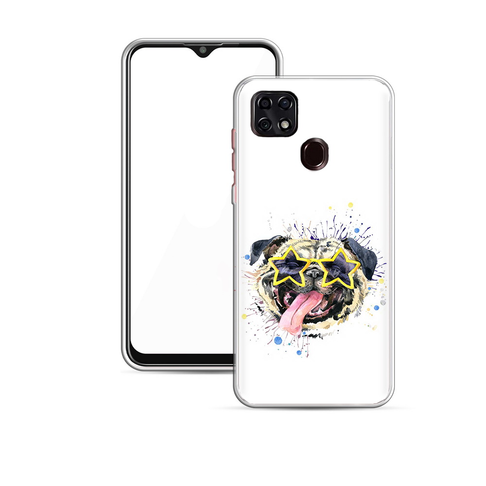 Чехол MyPads Tocco для ZTE V2020 мопс боксер (PT226946.457.482)