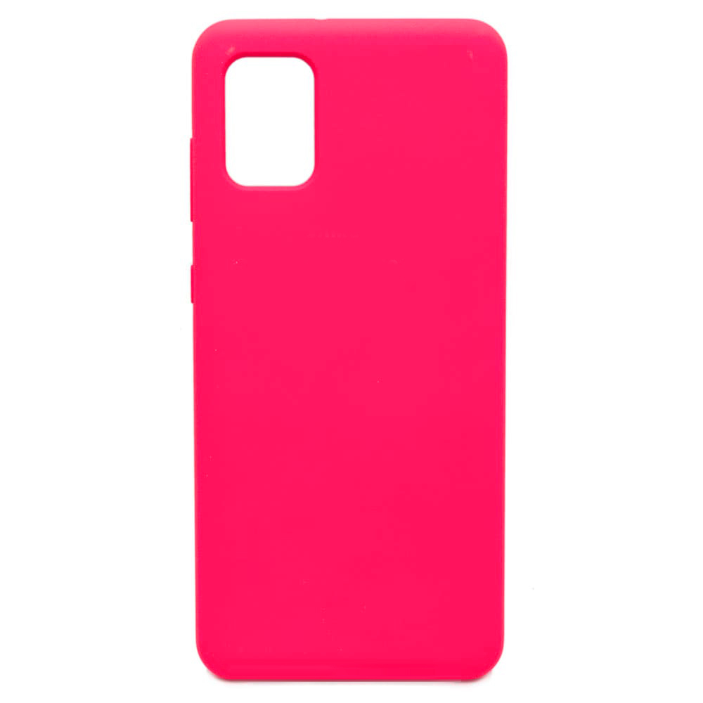 

Чехол силиконовый для Samsung A31 Original Series ярко-розовый, Samsung A31
