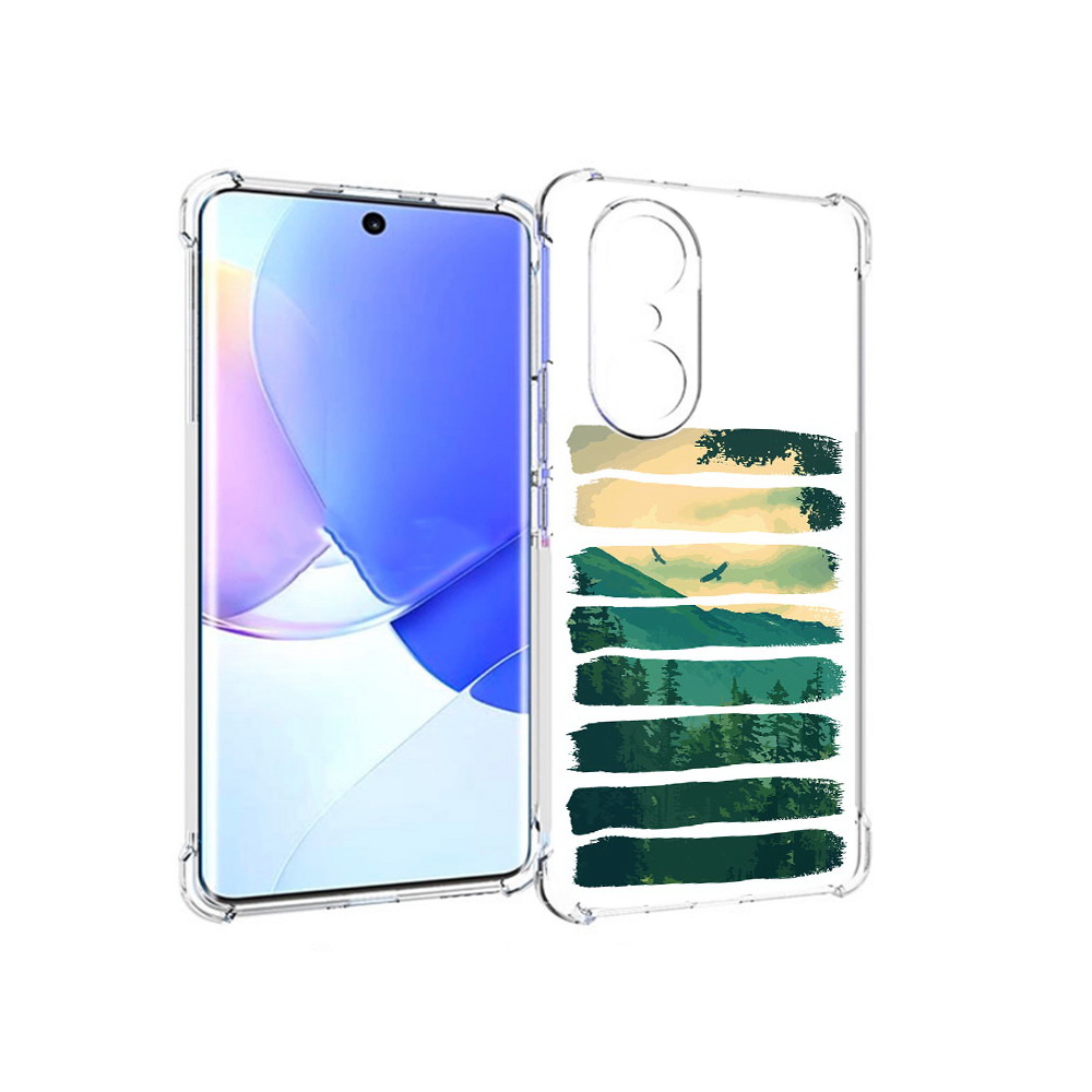 

Чехол MyPads Tocco для Honor 60 Pro Лесная чаща, Прозрачный, Tocco