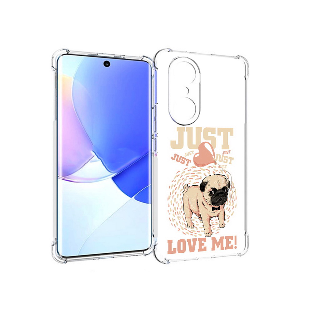 

Чехол MyPads Tocco для Honor 60 Pro Люби меня, Прозрачный, Tocco