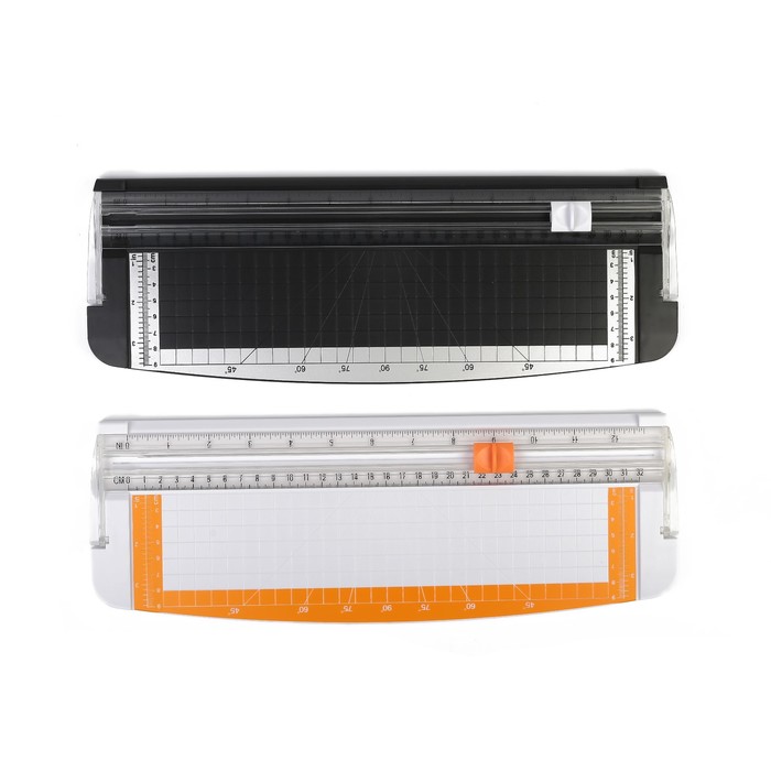 

Роликовый резак для бумаги А4, до 3 листов, безопасное лезвие, длина реза 320 мм, в пакете