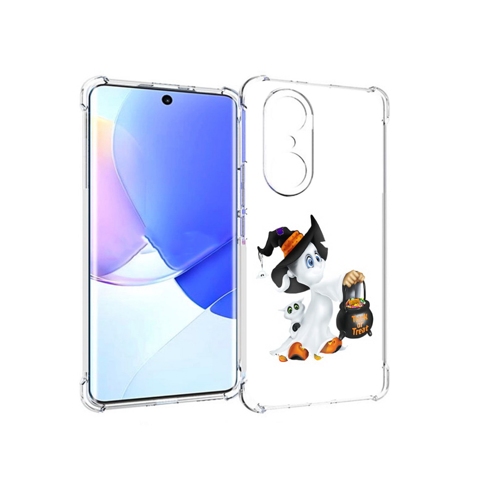 

Чехол MyPads Tocco для Honor 60 Pro Маленький призрак, Прозрачный, Tocco