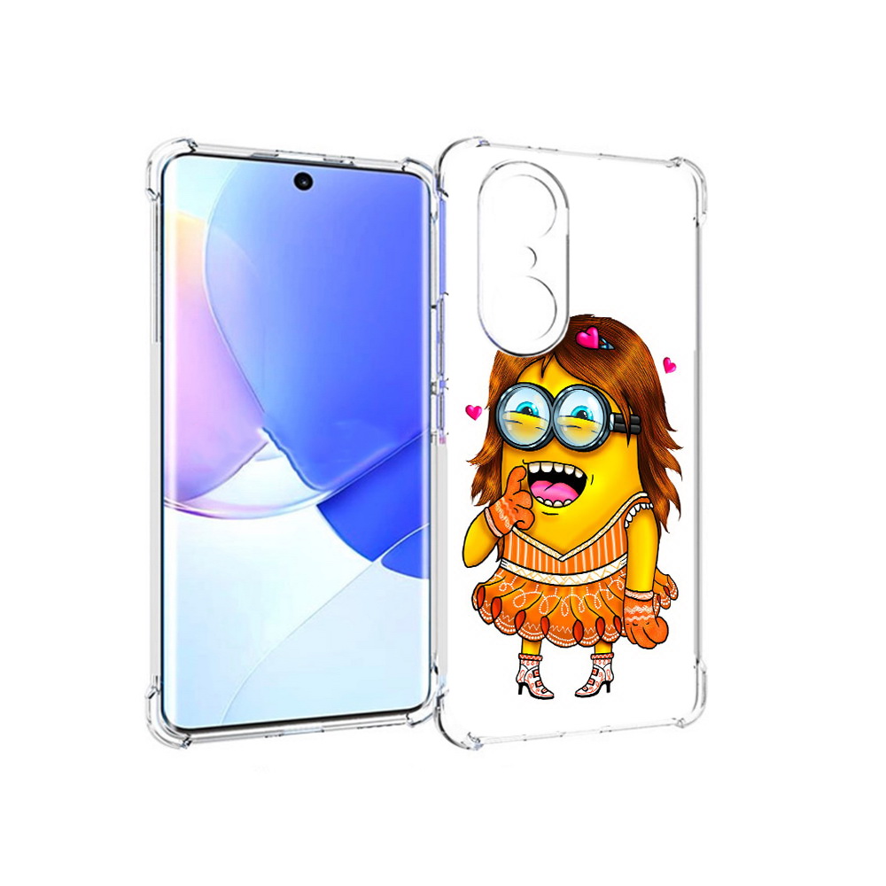 

Чехол MyPads Tocco для Honor 60 Pro Миньон девочка, Прозрачный, Tocco