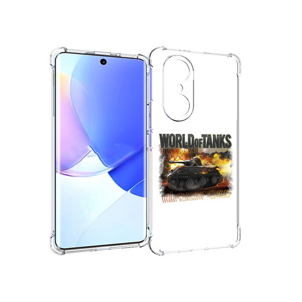 

Чехол MyPads Tocco для Honor 60 Pro Мир танков-2, Прозрачный, Tocco