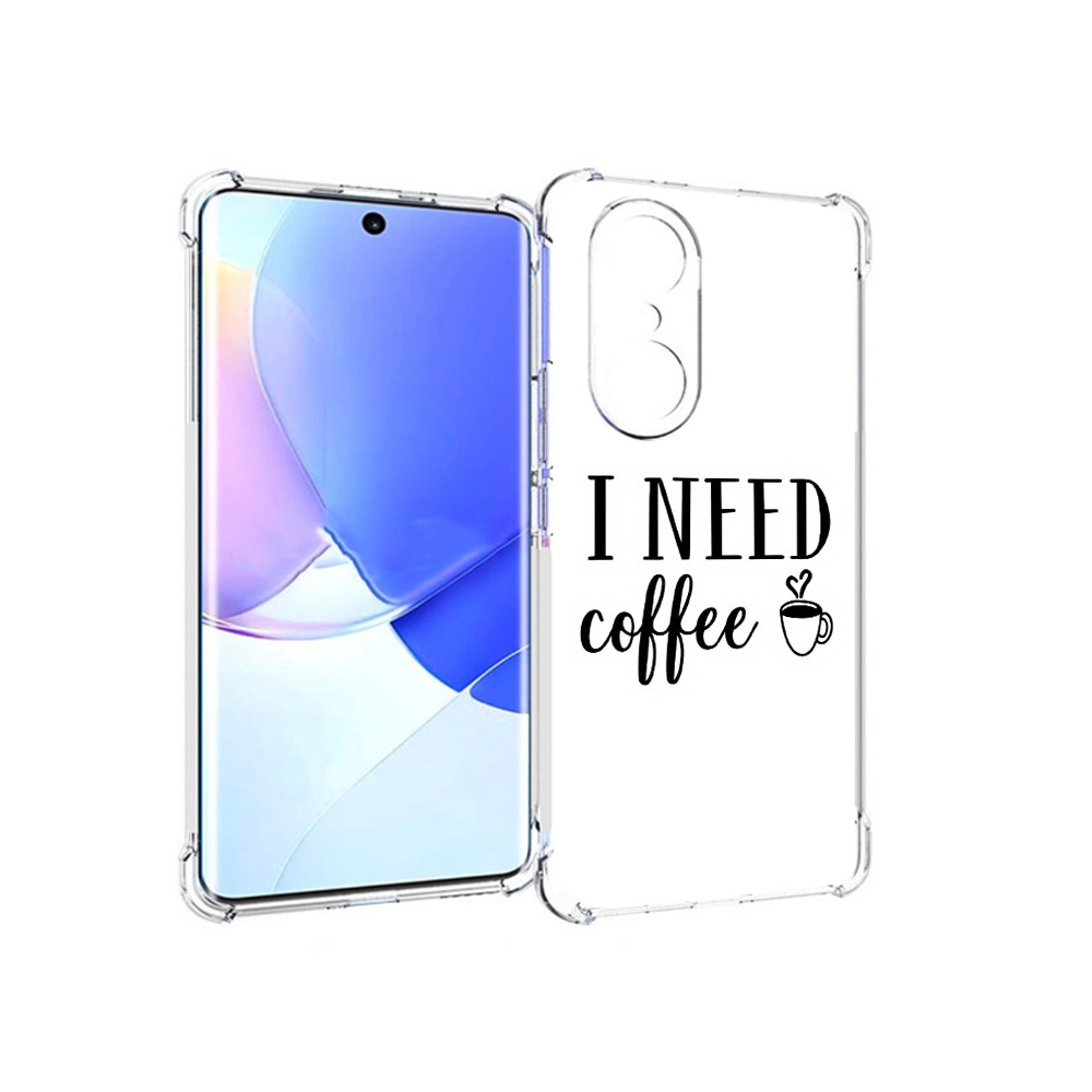 

Чехол MyPads Tocco для Honor 60 Pro Мне нужен кофе, Прозрачный, Tocco
