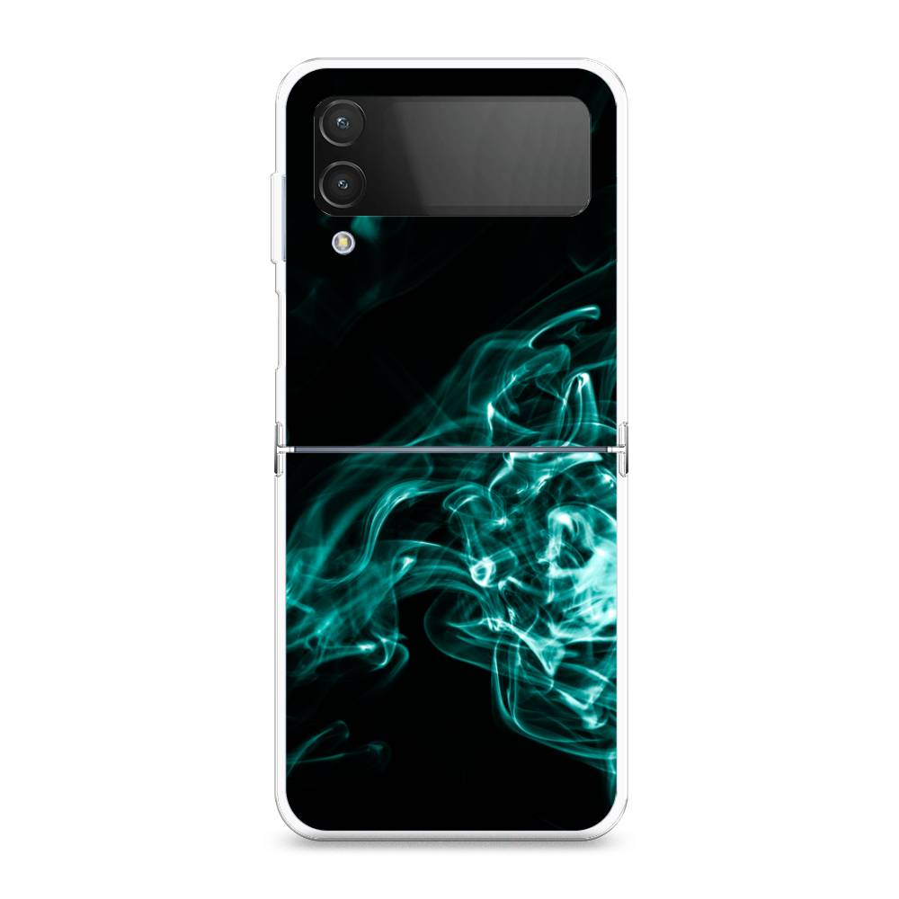 

Чехол на Samsung Galaxy Z Flip 4 "Дым", Голубой;черный, 2106650-3