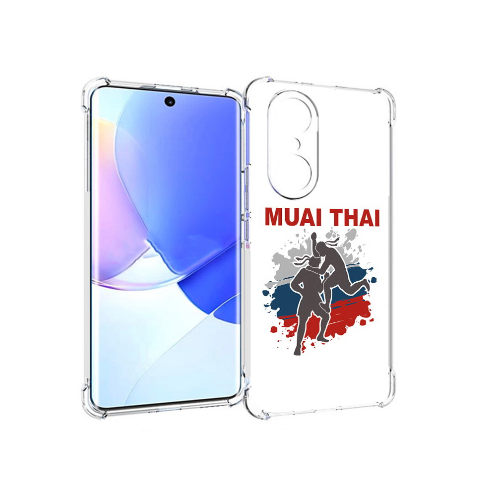 

Чехол MyPads Tocco для Honor 60 Pro Муайтай, Прозрачный, Tocco