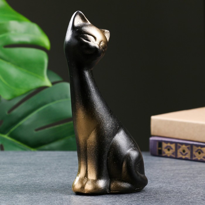 

Фигура "Кот мурзик черный" 19см