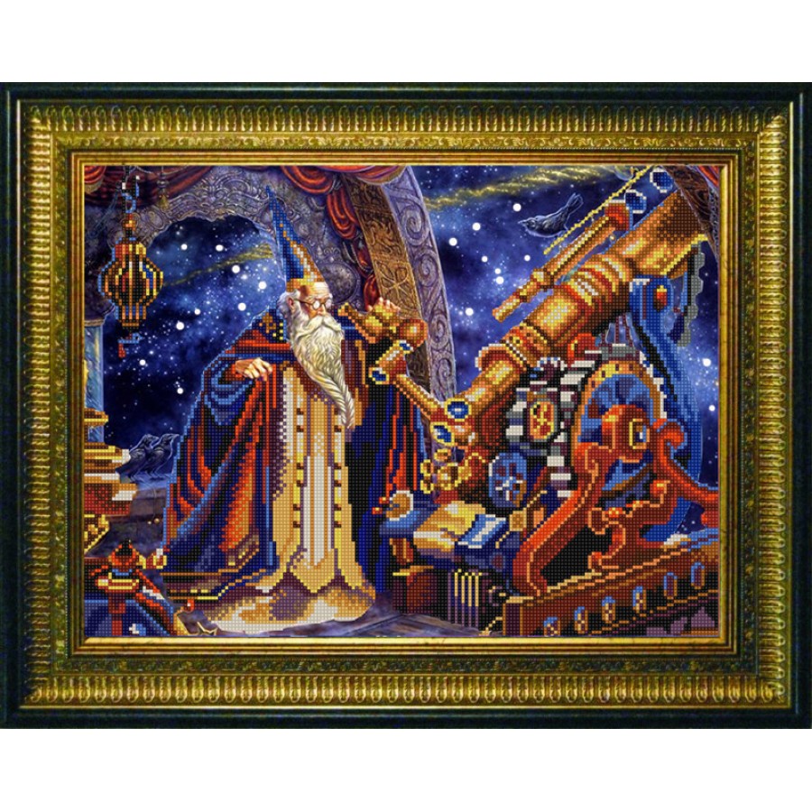 

Схемы для вышивания бисером Астроном 9830, 29x39 см от Конёк