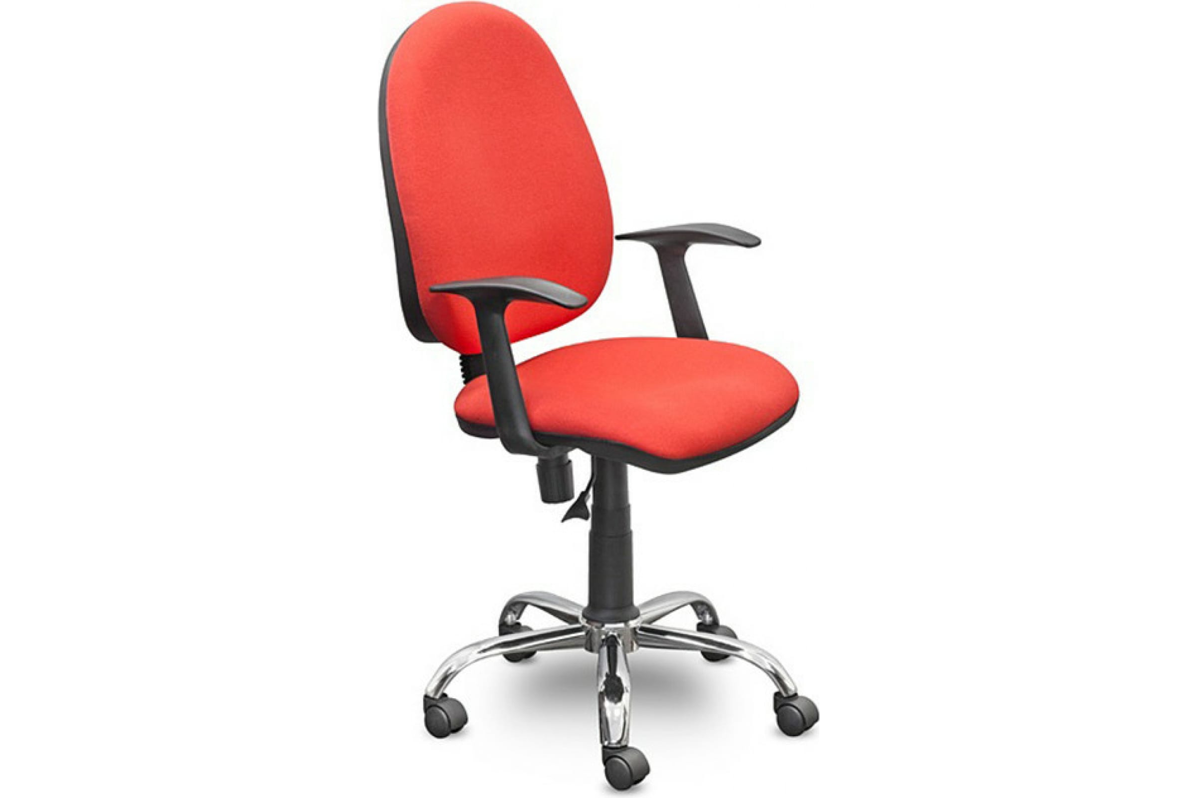 фото Easy chair кресло upechair 223 pc ткань красная с02, хром,1 шт 754096