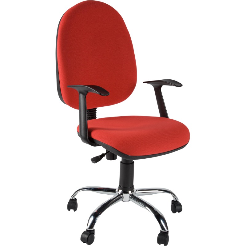 

Easy Chair Кресло UPEChair 223 PC ткань красная С02, хром,1 шт 754096