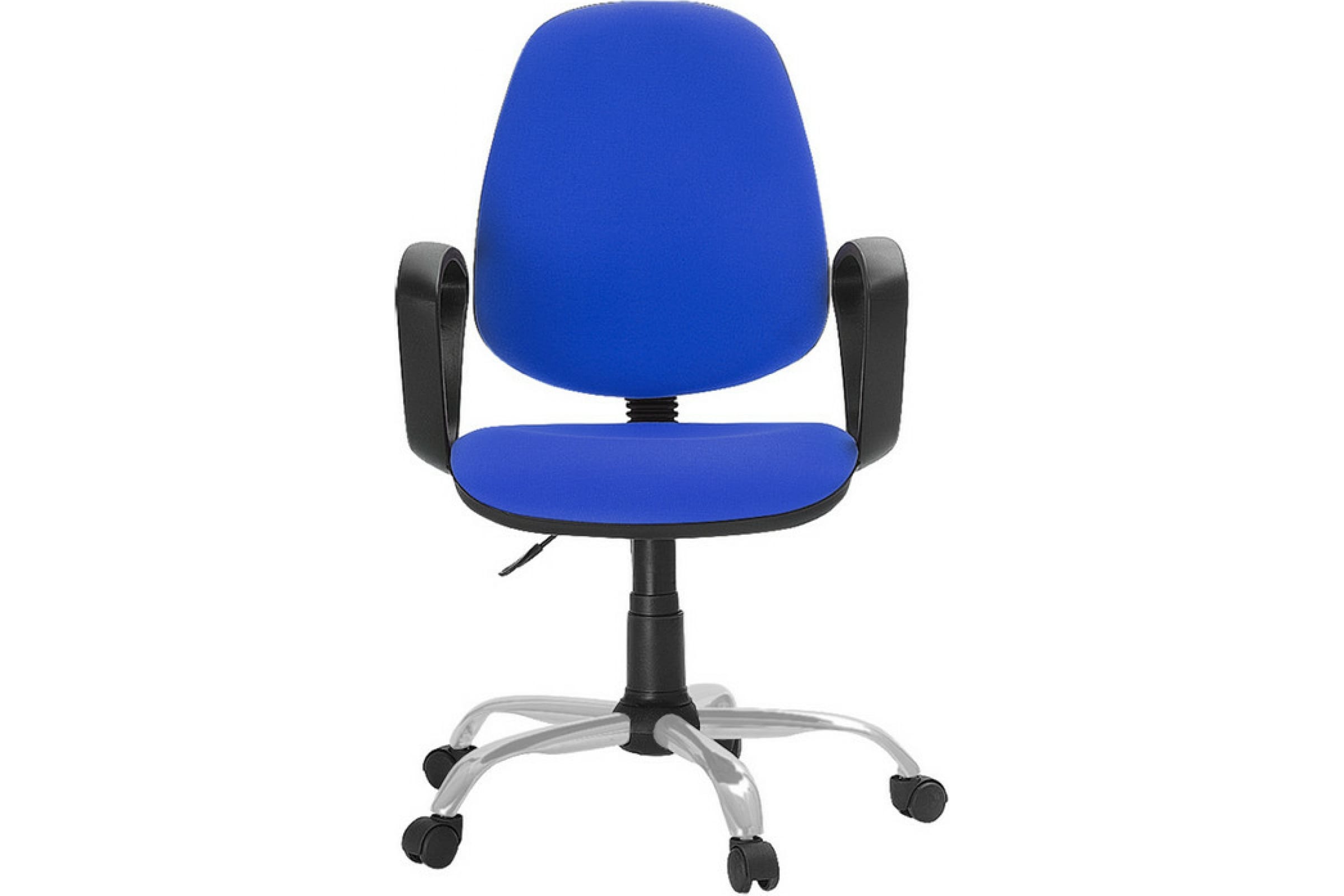 

Easy Chair Кресло FAEChair-222 PC ткань синяя ТК9, Silver, 622256