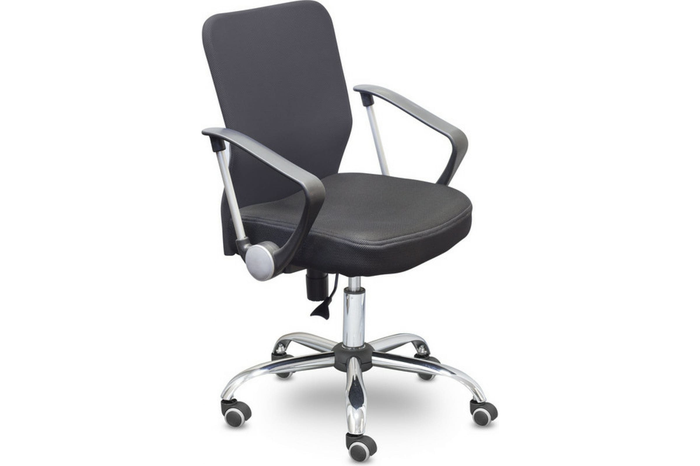 фото Easy chair кресло upechair-203 ptw net ткань черная, сетка черная, хром 289486