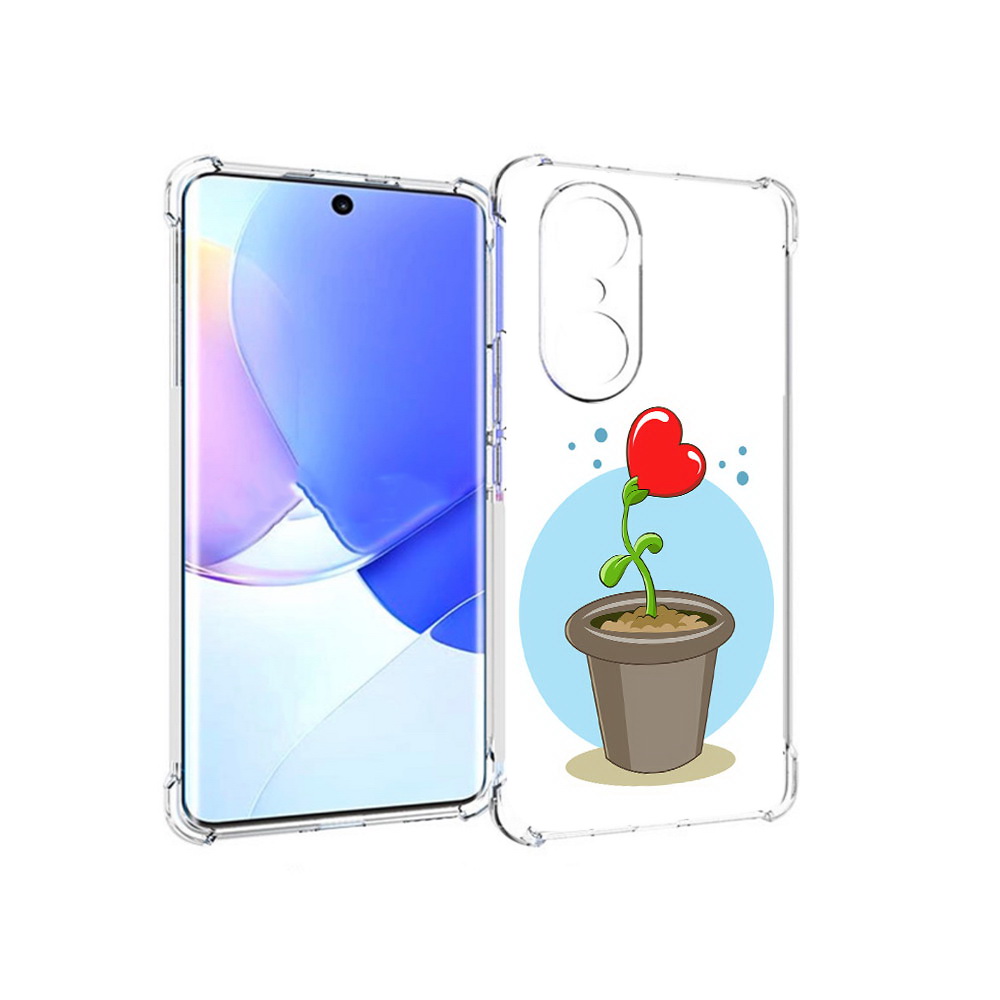 

Чехол MyPads Tocco для Honor 60 Pro Растение любви 14 февраля, Прозрачный, Tocco
