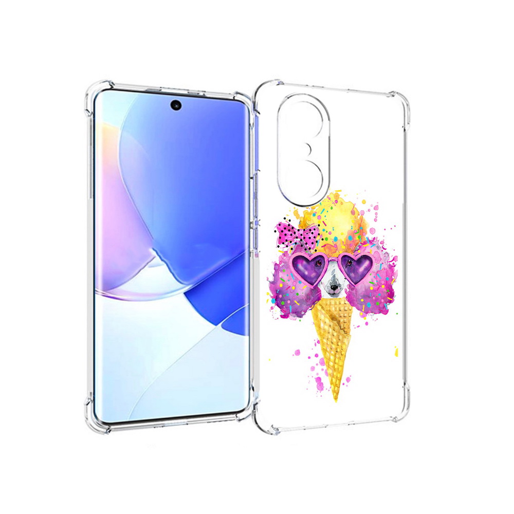 

Чехол MyPads Tocco для Honor 60 Pro Рожок, Прозрачный, Tocco