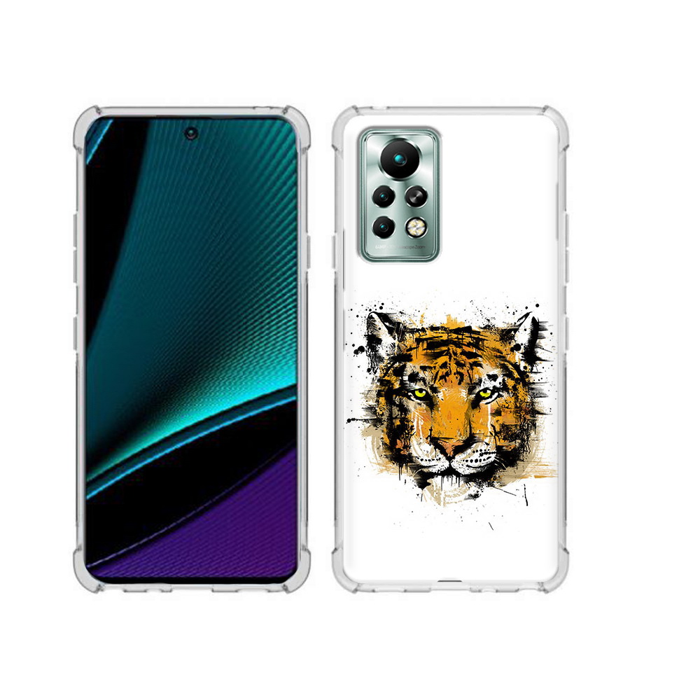 

Чехол MyPads Tocco для Infinix Note 11 Pro тигруля, Прозрачный, Tocco