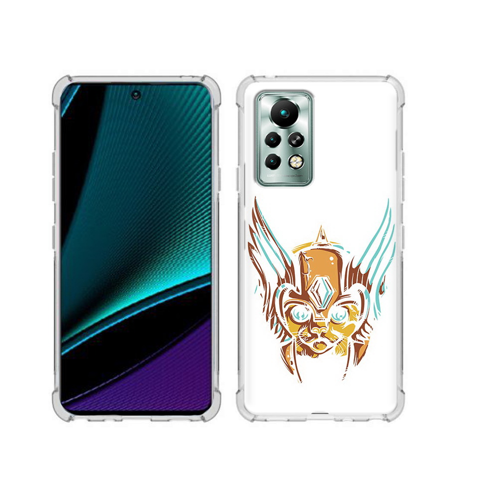 

Чехол MyPads Tocco для Infinix Note 11 Pro тор абстракция, Прозрачный, Tocco