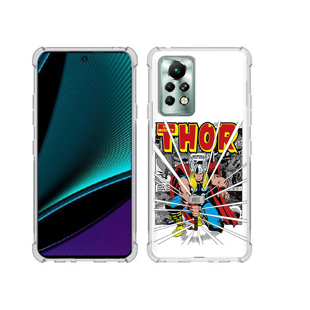 

Чехол MyPads Tocco для Infinix Note 11 Pro тор рисунок, Прозрачный, Tocco