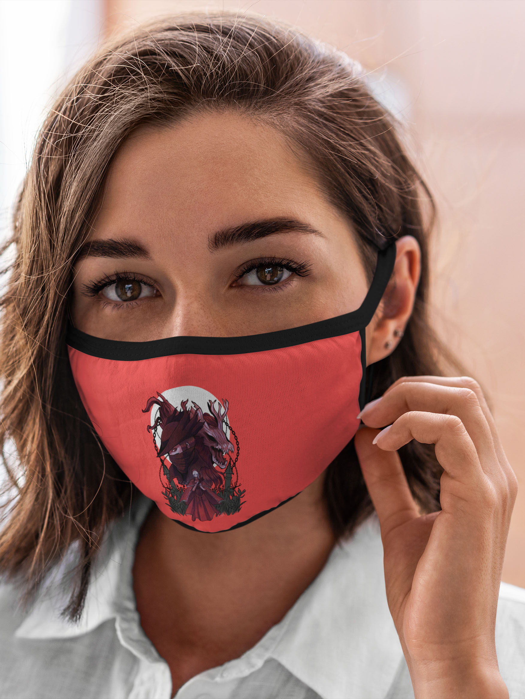 

Многоразовая маска унисекс Burnettie Bloodborne Кукла, Разноцветный, Bloodborne Кукла