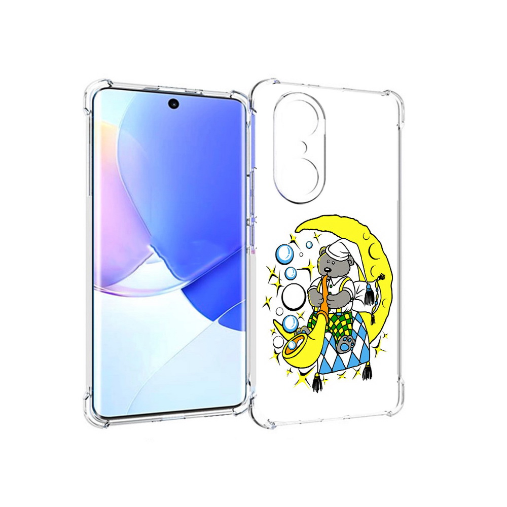 

Чехол MyPads Tocco для Honor 60 Pro Сырная луна, Прозрачный, Tocco