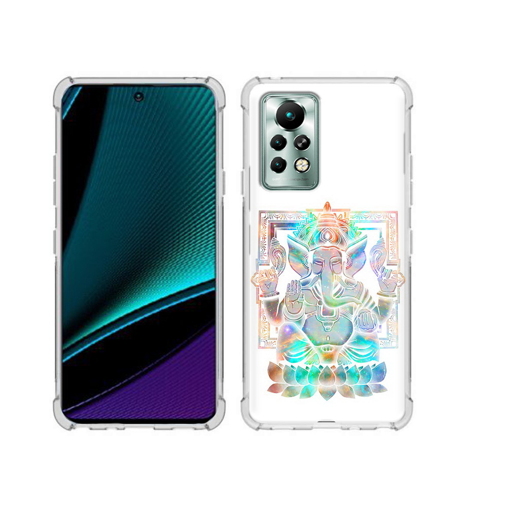 

Чехол MyPads Tocco для Infinix Note 11 Pro умный слон, Прозрачный, Tocco
