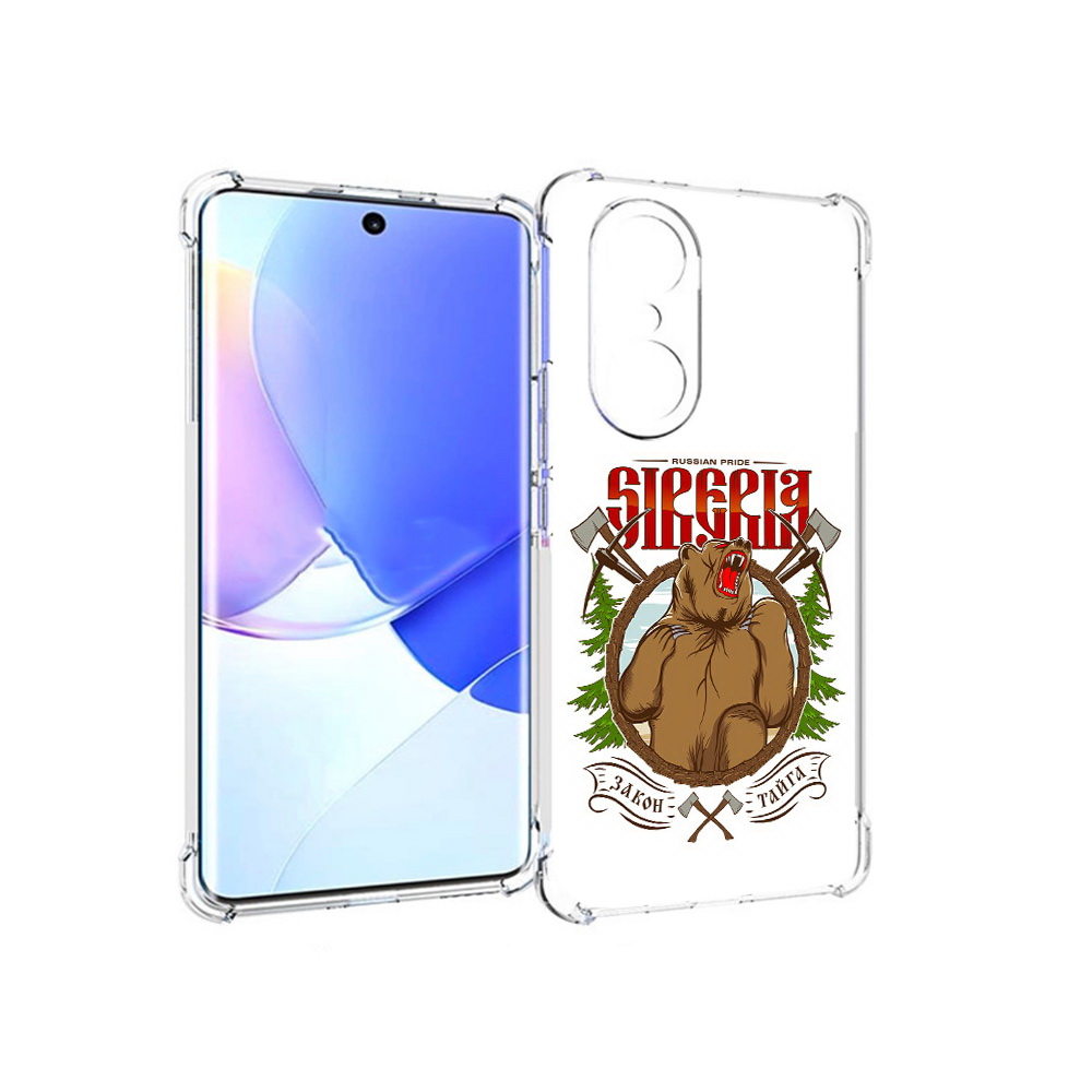 

Чехол MyPads Tocco для Honor 60 Pro Тайга, Прозрачный, Tocco