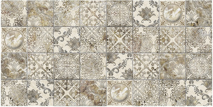 

BERYOZA CERAMICA Рамина бежевый декор настенный 250х500х8мм (упак. 7шт.) (0,875 кв.м.)