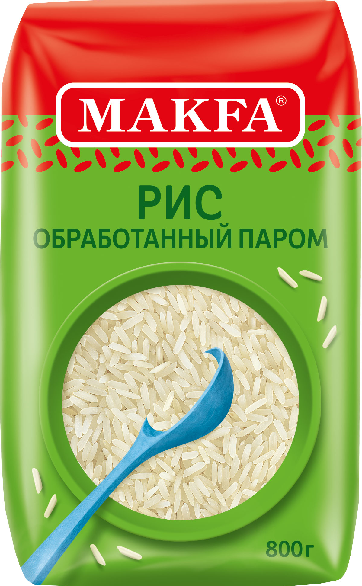 Рис Makfa длиннозерный пропаренный 800 г