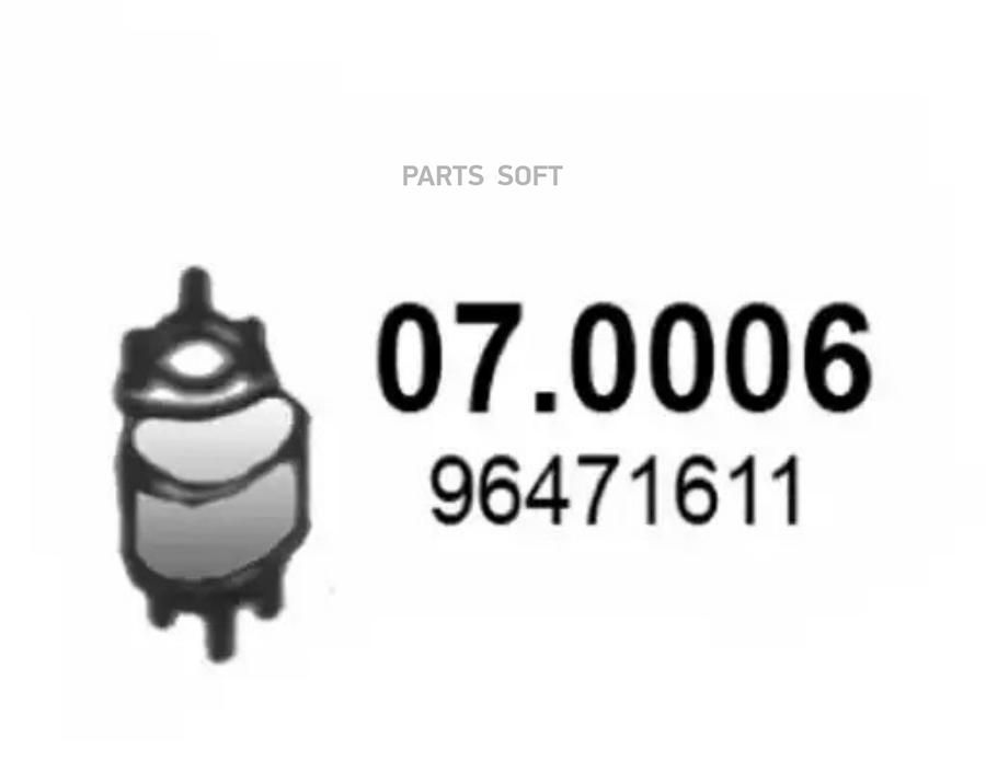 

Катализатор Chevrolet Kalos 1.2 1.4 01/03-05/08 ASSO 070006