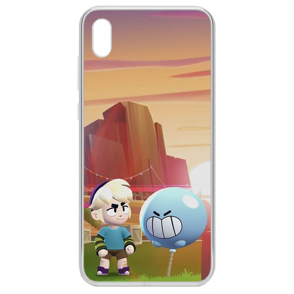 

Чехол-накладка Brawl Stars-Гас для Huawei Y5 (2019), Прозрачный