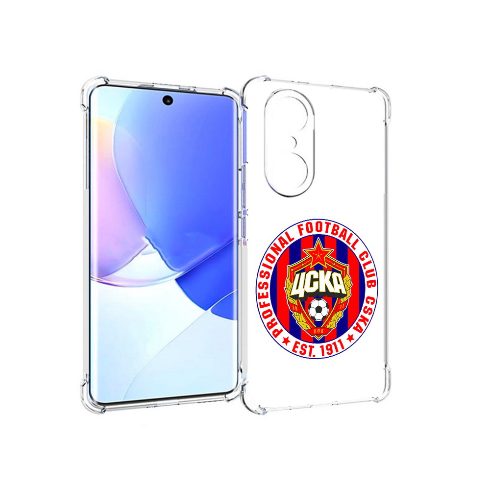 

Чехол MyPads Tocco для Honor 60 Pro ФК ЦСК логотип, Прозрачный, Tocco